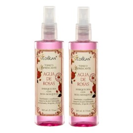 Tónico Refrescante Agua De Rosas 250ml. 2 Piezas Florigan