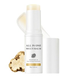White Truffle Double Serum All-In-One Multi Balm - Multi Balm Stick for Elasticity & Fine Lines, Moisture Under Eye Balm, Glowy Finish Serum Stick with Vitamin C & Collagen, Sensitive Skin Care