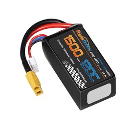 Powerhobby 3S 11.1V 1500mah 120C Lipo Battery w XT60 Plug