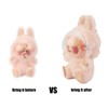 Doll Face Mask Cover with Elastic Band, Acrylic Transparent Toy