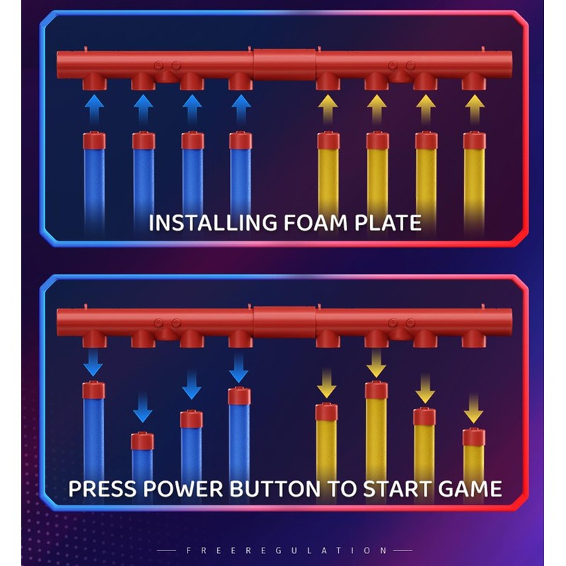 Jovyxar Reaction Time Training,Hand Eye Coordination Training-Solo/Dual Play,Reflex Game,Reflex Sticks,Upgrade