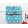 4 x Pink Flamingo Eco Christmas Wrapping Paper Sheets for
