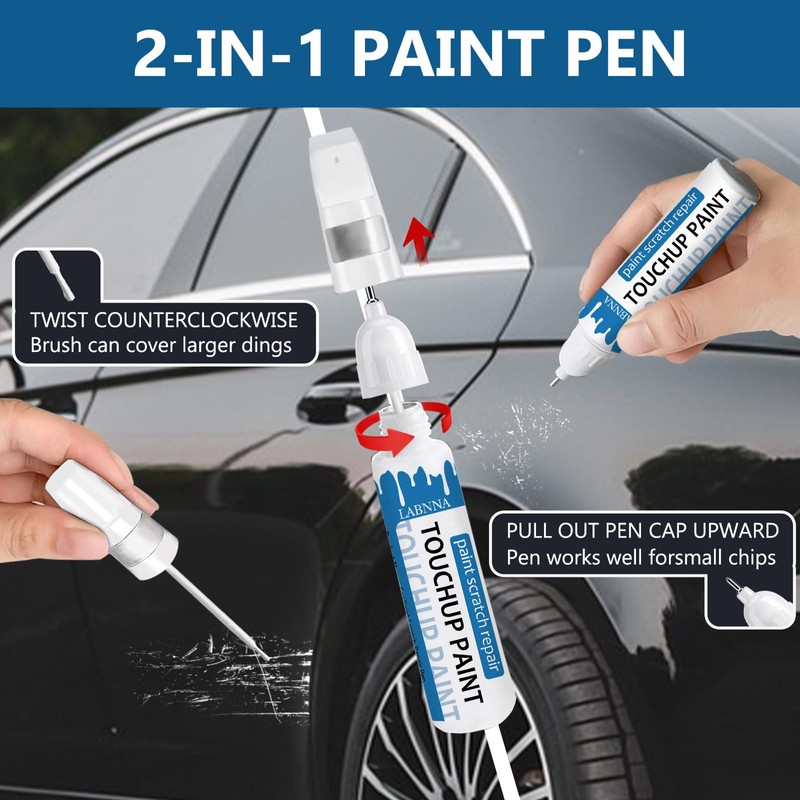 Ultra White (083) Touch Up Paint for Lexus-Exact Match 2