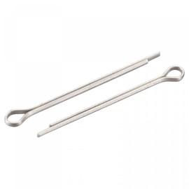 sourcing map Split Cotter Pin, 1mm x 16mm Stainless Steel Clip Fastener Fitting for Automotive, Mechanics, Silver Tone, 60Pcs