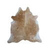 Sunshine Cowhides 100% Genuine Exotic Beige Cowhide Rug - Modern