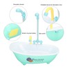 CCYLEZ Bird Bath, Electric Parrot Automatic Bath with Tap, Automatic