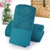 PiccoCasa 100% Cotton Hand Towels, 2 Pack Thick Face Towel