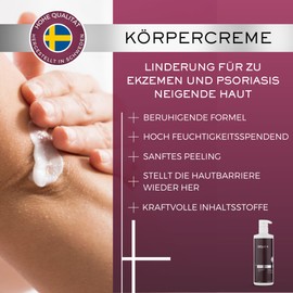 BIOpH+ Intensive Moisturising Body Cream for Dry, Sensitive Skin - Hydrating Lotion for Eczema and Psoriasis Relief - 500 ml