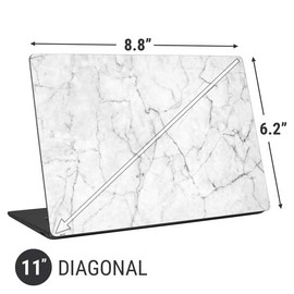 Skinit Laptop Decal Skin Compatible with Universal Laptop 11in (8.8 x 6.2in) Originally Designed White Marble Design