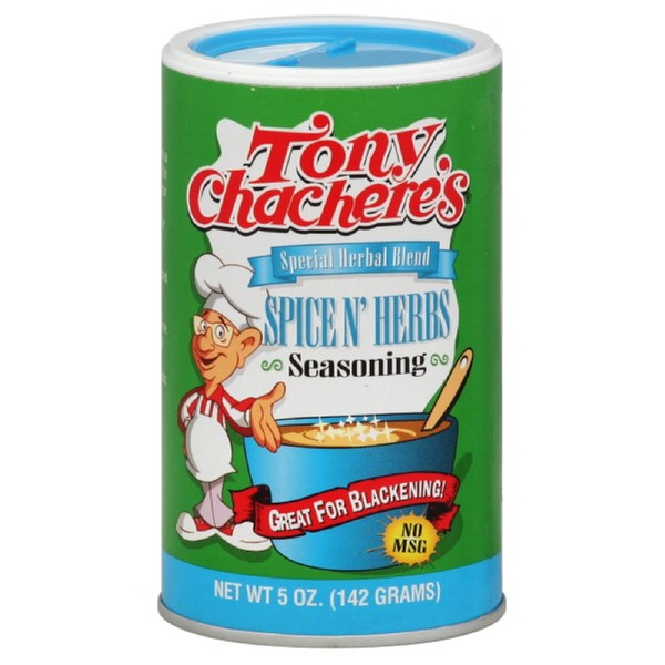 Tony Chachere's Seasoning Spice & Herb, 5-Ounce (Pack of 6)