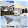 RICHIE Upgrade 16'x20' Sun Shade Sail Rectangle Canopy, Water Resistant