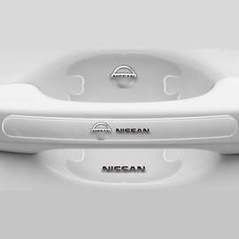 DELUXEFOX Door Handle Protectors Fit Nissan 8 Pcs Door Handle Protection Anti-Scratch Scratch Scratch Seal Sticker Cover Protective Film Accessories Parts Exterior For Nissan