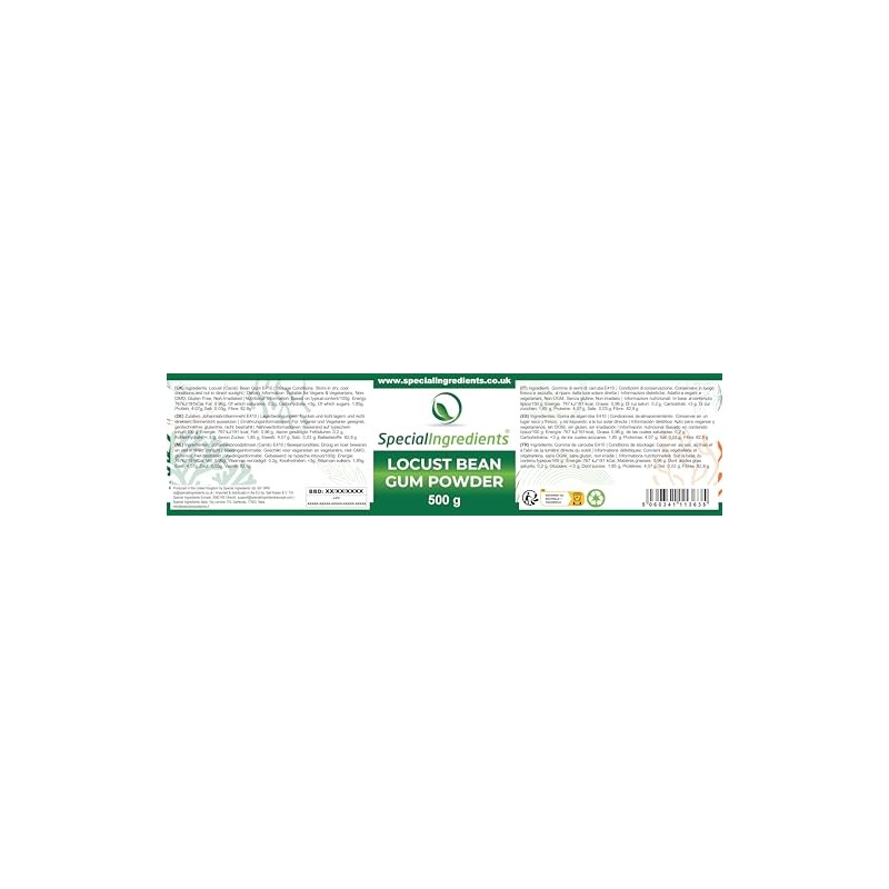 Locust Bean Gum Powder 500g Premium Quality - Suitable for