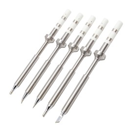 5PCS Soldering Iron Tips,TS100 Series Rapid Heating Replacement Tip for Pinecil TS100 | TS101 Soldering Iron,Easy to Instal Solder Accessories