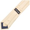 Stacy Adams Men's Satin Solid Tie Set, Ivory, One Size
