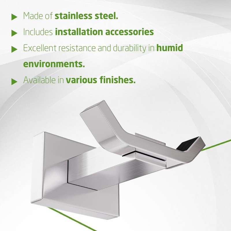 Amig - Bathroom Towel Hook Mod. 8 | Wall-Mounted Towel
