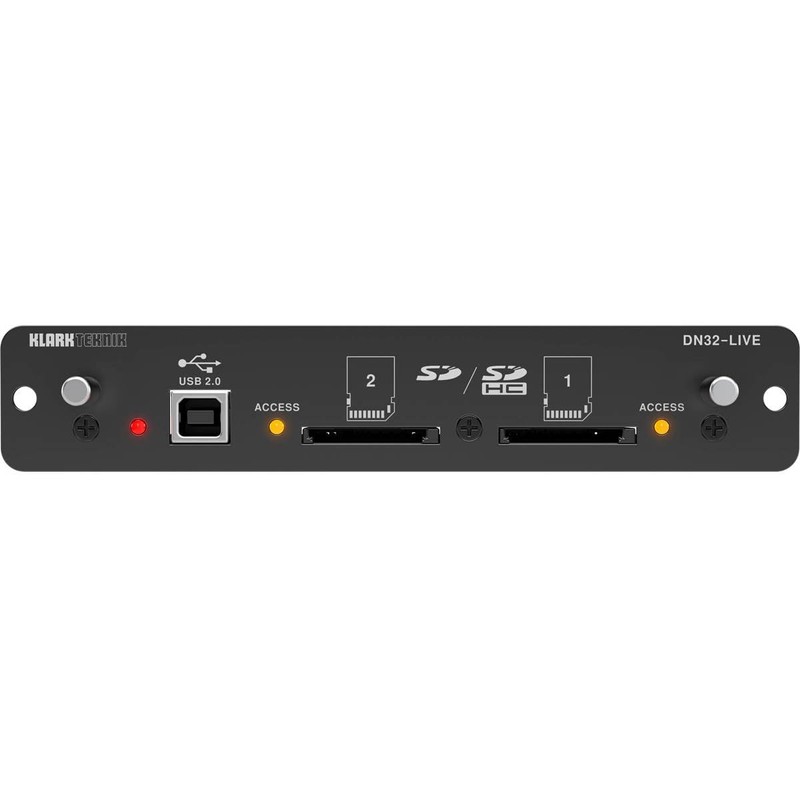 Klark Teknik DN32-LIVE SD/SDHC and USB 2.0 Expansion Module