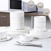 Porcelain Dinnerware Set - KilomSumat 24 Piece Plates and Bowls