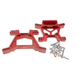 CODA RACING RC Alloy Front&Rear Shock Tower for Traxxas 1/10 4WD Rustler 4X4(VXL), Hoss 4X4(VXL)-Replaces Part 6738 6739