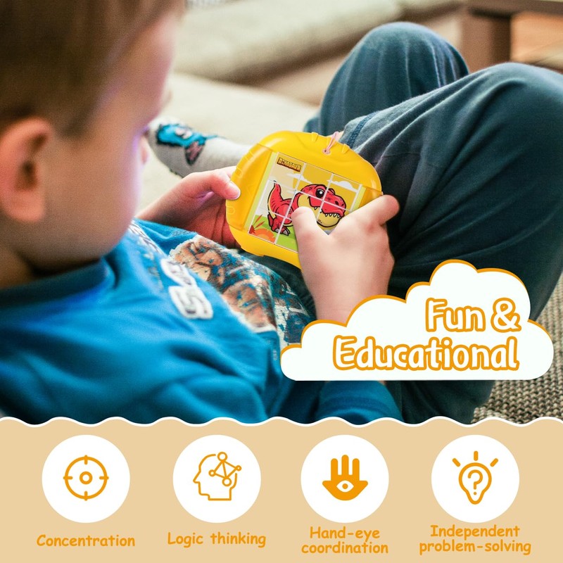 Sanfant 3D Rotating Puzzles for Toddlers 3 4 5 6