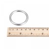 sourcing map 316 Stainless Steel Round Ring Welded O-Rings 40mm(1.57")