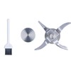 Mixer Knife Head Cover Stainless Steel Blender Blade Replacement for