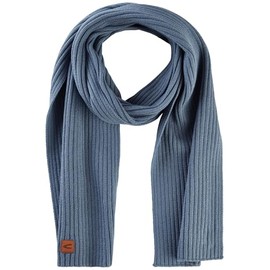 camel active Men's Cotton Cashmere Blend Scarf, blue