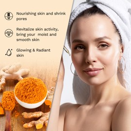 ANAiRUi Turmeric Anti Ageing Skin Care Glow Oil for Face, Neck and Eyes, Anti-Wrinkles, Nourishes, Moisturises, Tightens the Skin, Reduces Fine Lines and Wrinkles, 30 ml