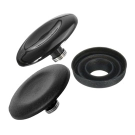 Black Matt & Gloss MMI Joystick Knob Button Cover Repair Kit For A4 A5 A6 A8 Q5 S6 8K0998068A