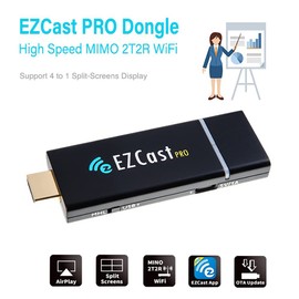 EZCast PRO Dongle Wireless Presentation Smart TV Stick High Speed MIMO 2T2R WiFi HDMI/MHL, Supports 4 to 1 Split Screens