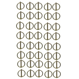 6mm Lynch Pins Clips Fasteners Linkage Locking Pins Tractors Trailers 40pc