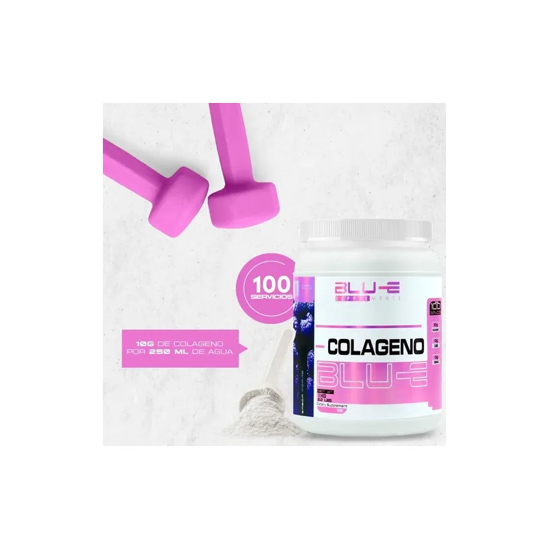 Colágeno Hidrolizado Blu-e 1kg Varios Sabores 100serv. Full