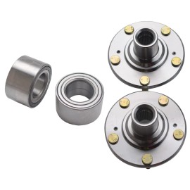 Unbranded 2 Front Wheel Hub Bearing Kits For 2012-2015 Honda Civic DX EX GX LX 1.8L 1.5L