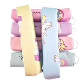 Pencil Case – Pen Holder – Pens – School – Office – Cosmetic Bag – Shiny – Iridescent – Mother of Pearl – Unicorn – Children – Woman – Gift Idea for Christmas and Birthday – Kawaii yellow