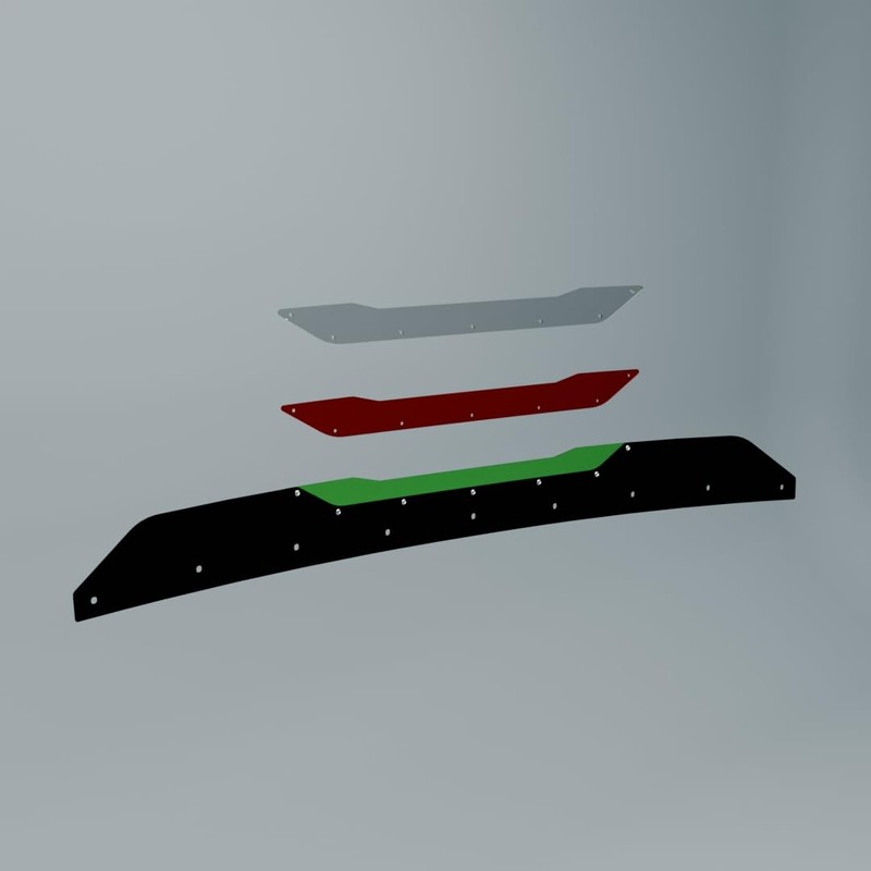 Rear Trunk Lip Spoiler Wickerbill Narpes Style for Challenger 2008-2023