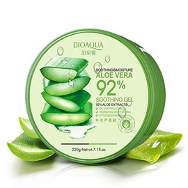 BIOAQUA 92% Aloe Vera Extracts Hydrating Acne Spot Removing Face Night Cream Replenishiment Soothing Long-lasting Gel 220g
