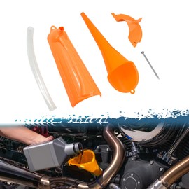 Oil Change Kit Crankcase Fill Oil Funnel Primary Case Oil Fill Funnel Drip Oil Filter Funnel Set Fit for Harley Models
