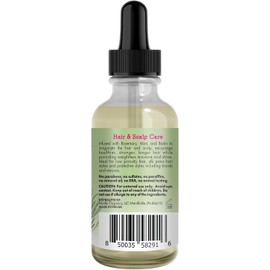 Mielle Aceite Fortalecedor Suave para Cuero Cabelludo y Cabello, Romero y Menta, 59ml