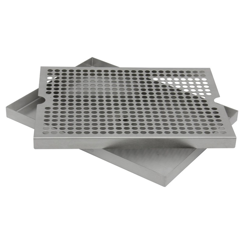 Kegco SESM-129D Stainless Steel 12" x 9" Surface Mount Drip
