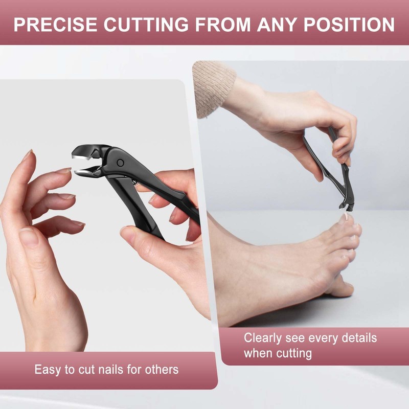 Nail Clippers for Men - Long Handled Toenail Clippers for
