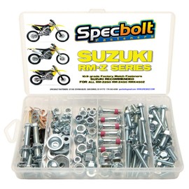 150pc Specbolt Suzuki RMZ 250 or 450 Four Stroke Bolt Kit for Maintenance & Restoration of MX Dirtbike OEM Spec Fastener RM-Z RM-Z250 RM-Z450 RMZ250 RMZ450