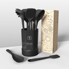 Silicone Kitchen Utensils Set, 600°F Heat Resistant Silicone Cooking Utensils,