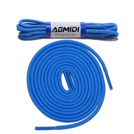 Shoelaces Round Athletic Shoes Lace (2 Pair) for Shoe and Boot Laces Shoelaces Replacements (40" inches (102 cm), Blue)