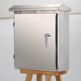 Quluxe 2 Pcs Chrome Zinc Alloy Handle Cabinet Locks Distribution Box Cabinet Door Handle Locks with Keys for Secure Important Files and Drawers