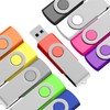 EASTBULL 10PCS 32GB Flash Memory USB 2.0 Flash Drive 360°
