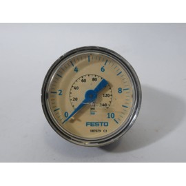Festo MA-40-10-R1/4-EN Pressure Gauge, 40 Nominal Size, 0 ... 10 bar