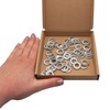 SKIR'CO (Pack of 50) Galvanised Flap Washers M10 External Locking