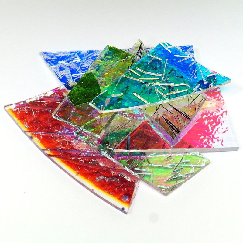 1/4 Lb CBS Specialty Dichroic Scrap - 90 Coe