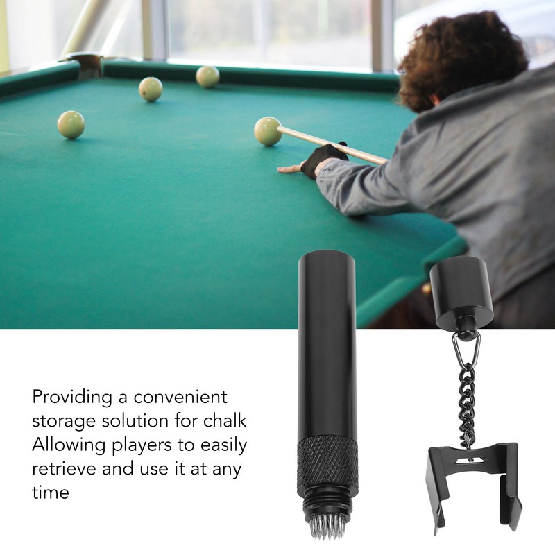 1890 3 in 1 Elastic Pool Chalk Holder Pool Cue