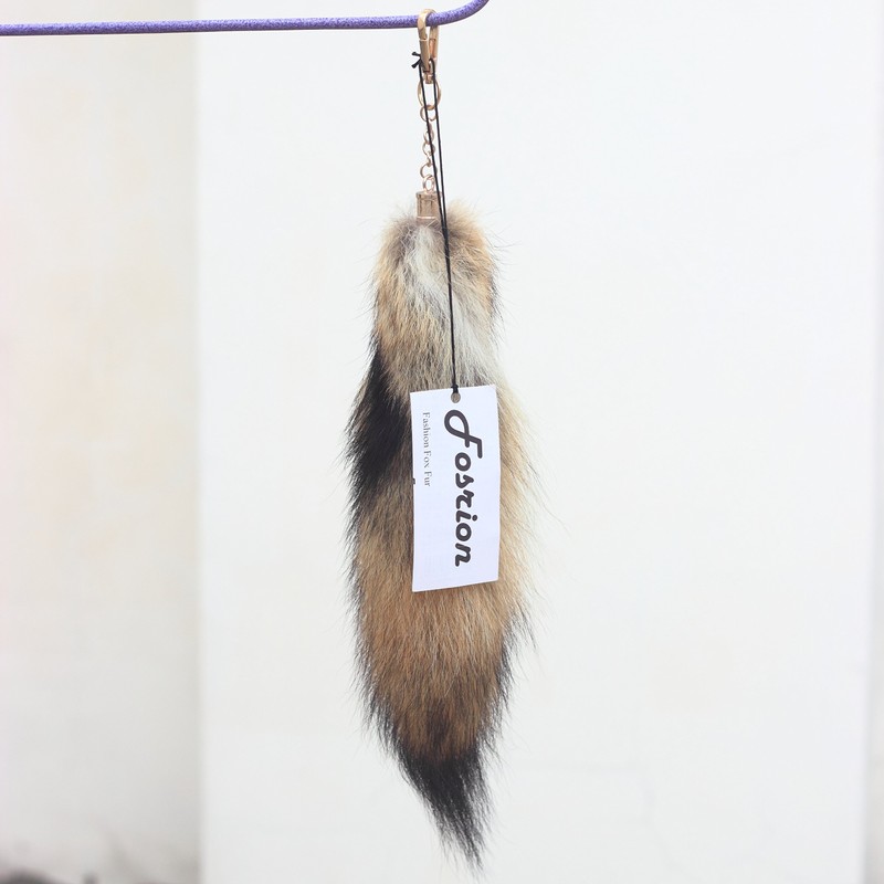 Chunxiao Fluffy Fox Tail Fur Cosplay Toy Cyote Prairie Wolf